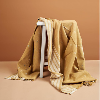 Reyti Ochre Throw by Anjali Purohit