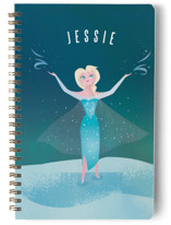 This is a blue journal by Lori Wemple called Elsa's Magic | Frozen with standard printing on premium cover stock in notebook.